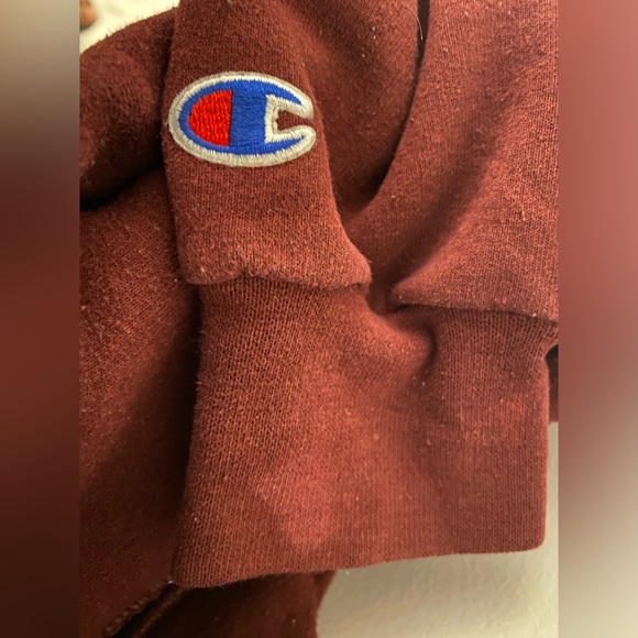 MIT Champion Burgundy Hoodie - Picture 2 of 4